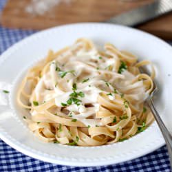 Homemade Alfredo Sauce - Recipe photo by tideandthyme
