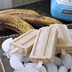 Bananas Foster Popsicles - Recipe photo by snappygourmet