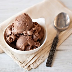 Choc Coconut Ice Cream - Recipe photo by jjaxv