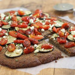 Paleo Pizza - Recipe photo by Running to the Kitchen