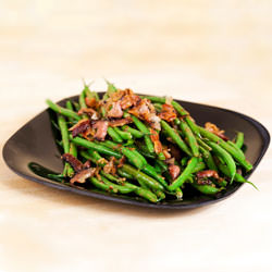 Pork Chops and Green Beans - Recipe photo by SpachetheSpatula