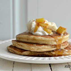 Almond and Mango Pancakes - Recipe photo by claireg