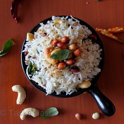 Toasted Coconut-Basil Rice - Recipe photo by tadkapasta