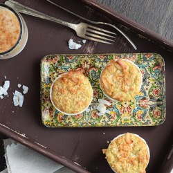 Kiwi, Coconut, & Lime Muffins - Recipe photo by AnEdibleMosaic