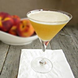 Peachy Martini - Recipe photo by Hungry Couple