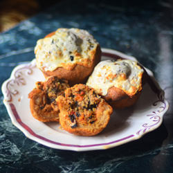 Meatball Mini-Pizzas - Recipe photo by lostpastremembered