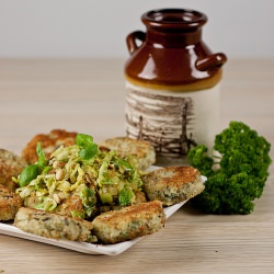 Wild Rice & Tofu Cakes - Recipe photo by Suzanneper