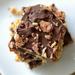 Bacon maple crunch bar - Recipe photo by claireg