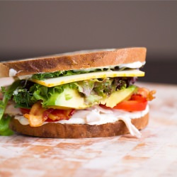 Turkey Club Sandwich - Recipe photo by ArisMenu