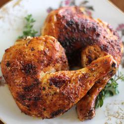 Spicy Spatchcocked Chicken - Recipe photo by Hilah Cooking