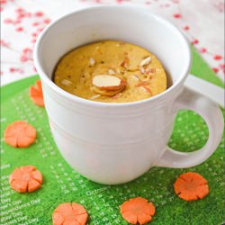 Microwave Carrot cake - Recipe photo by Sangeetha