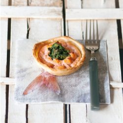Tarte with Salmon and Spinach - Recipe photo by streghetta in cucina