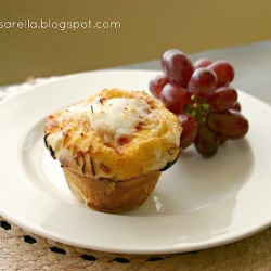 Pizza Muffins - Recipe photo by Elena at A Casarella