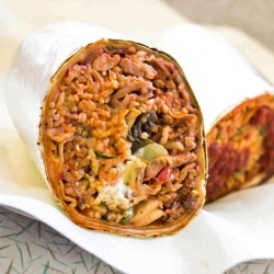 Spicy Pork Kimchee Burrito - Recipe photo by jwang815