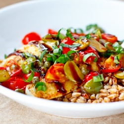 Mediterranean Flounder & Farro - Recipe photo by thelovelyloulous