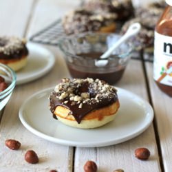 Nutella Donuts - Recipe photo by damndelicious