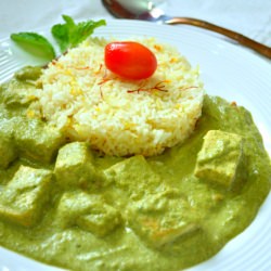 Rizzala Tofu With Saffron Rice - Recipe photo by pari
