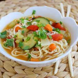 Ramen Vegetable Soup - Recipe photo by Comfort of Cooking