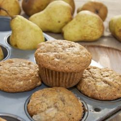 Pecan Pear Muffins - Recipe photo by sweetpeaskitchen