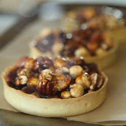 Salted Caramel Nut Tart - Recipe photo by Sweet Peach