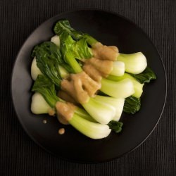 Bok Choy with Miso Lime Sauce - Recipe photo by CookForYourLife