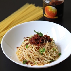 Angel Hair Pasta with XO Sauce - Recipe photo by CuisineParadise