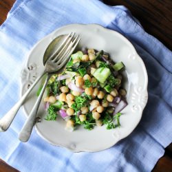 Herbed Chickpea Salad - Recipe photo by thewrenandrabbit