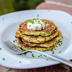 Zucchini Fritters - Recipe photo by NatashasKitchen.com