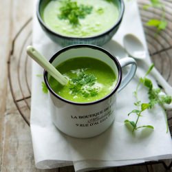 Green pea soup - Recipe photo by Ditsen