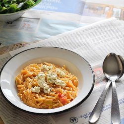 Orzo with Feta - Recipe photo by magyreuontas