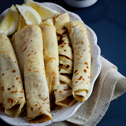 Pancakes with Cinnamon Sugar. - Recipe photo by Simply Delicious