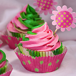 Girly-Swirly Cupcakes - Recipe photo by The Cafe Sucre Farine