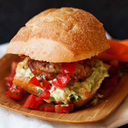 Bruschetta Turkey Burger Sliders - Recipe photo by BarbaraBakes