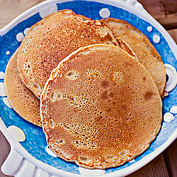 Vegan Savory Chickpea Pancakes - Recipe photo by calmmindbusybody