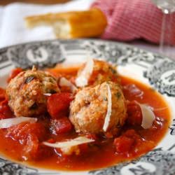 Saucy Slow Cooker Meatballs - Recipe photo by MomsKitchenHandbook
