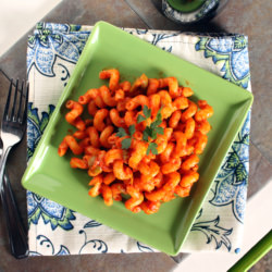 Geen Olive Red Noodles - Recipe photo by aprilameila