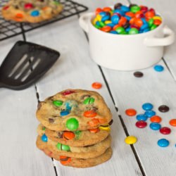 M&M Cookies - Recipe photo by dinnersdishesanddesserts
