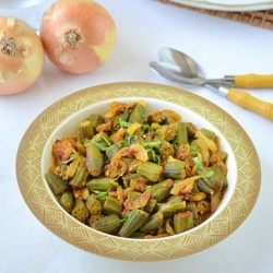 Okra Onion Curry - Recipe photo by Sangeetha