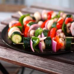 Zesty Veggie Skewers - Recipe photo by dough-eyed girls