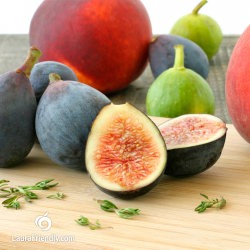 Seared Figs & Peaches - Recipe photo by laurafriendly