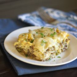 Scrambled Egg and Sausage Enchiladas - Recipe photo by barefeetinthekitchen