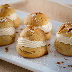 Pumpkin Beer Butterscotch Puffs - Recipe photo by EvilShenanigans