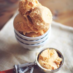 Pumpkin Cheesecake Ice Cream - Recipe photo by dashingdish