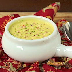 Curried Parsnip & Apple Soup - Recipe photo by The Cafe Sucre Farine
