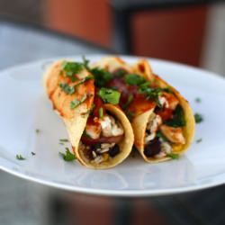 Chicken and Black Bean Burritos - Recipe photo by dough-eyed girls