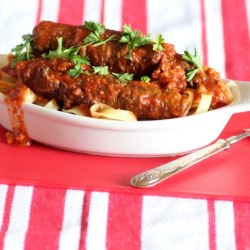 Italian Stuffed Meat Rolls - Recipe photo by noshingwiththenolands