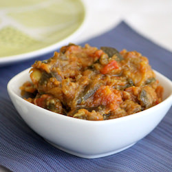 Moroccan Eggplant Salad - Recipe photo by torviewtoronto