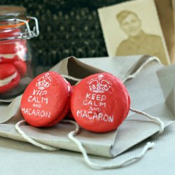 Hand-Painted Macarons - Recipe photo by limn and lovely