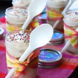 Cake in a Jar - Recipe photo by thedailymuse