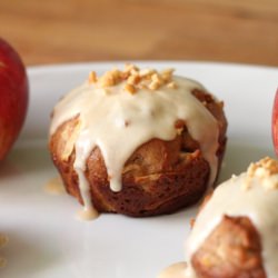 Pb Caramel Apple Muffins - Recipe photo by The Realistic Housewife